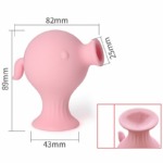 Sugador clitoriano Mengma 1 dimensões e detalhes do produto