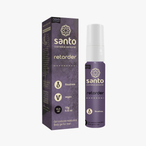 Gel retardante peniano Retarder Santo Cosméticos